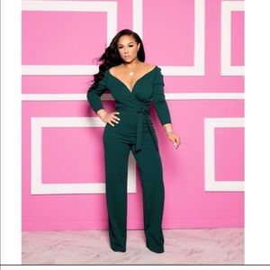 Off the Shoulder Jumpsuit